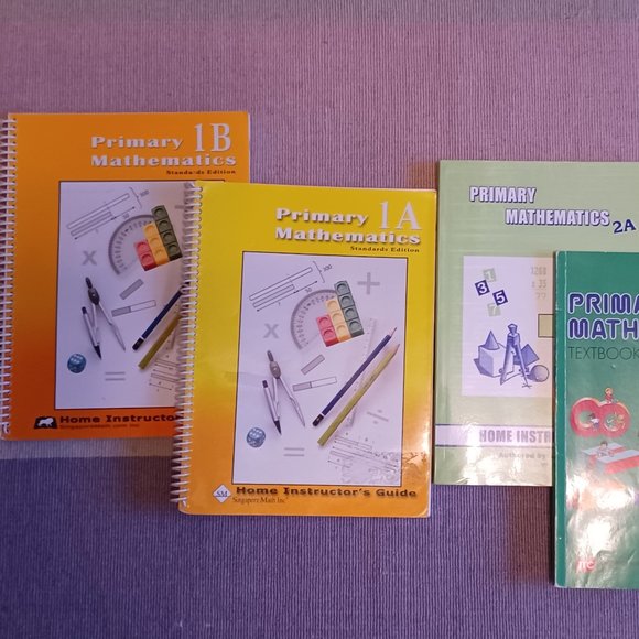 Bundle of Singapore Math Home instruction and Textbooks grades 1-3 - Picture 2 of 8